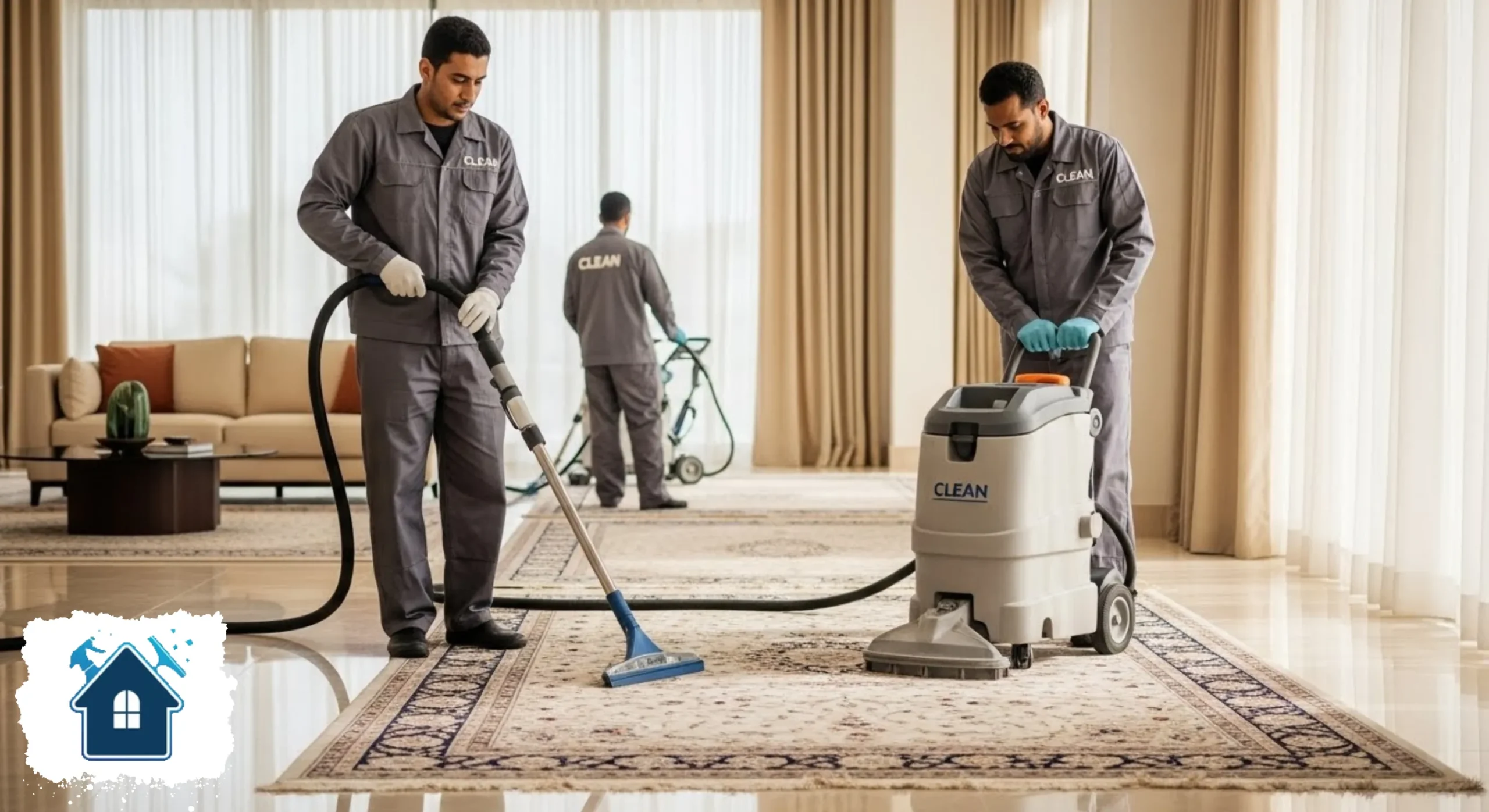 تواصل معنا واحصل على أفضل خدمات غسيل السجاد من شركة كلين
